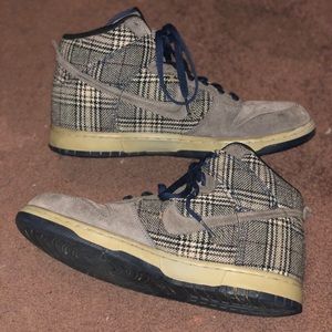 nike plaid patterned hightops